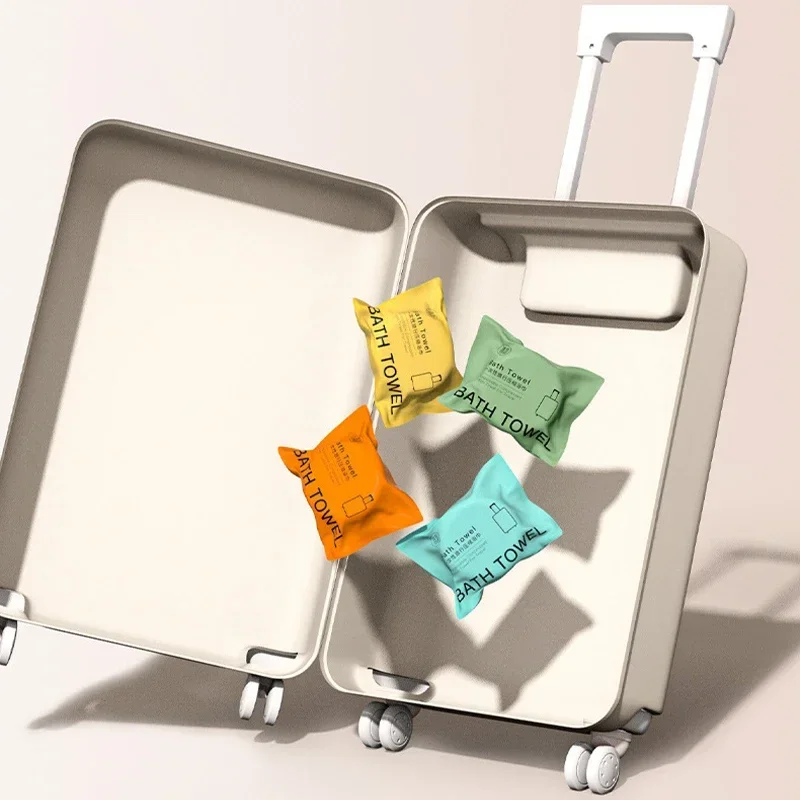 Compressed Bath Towel Skin-Friendly Disposable Thickened Large Bath Towels For Travel