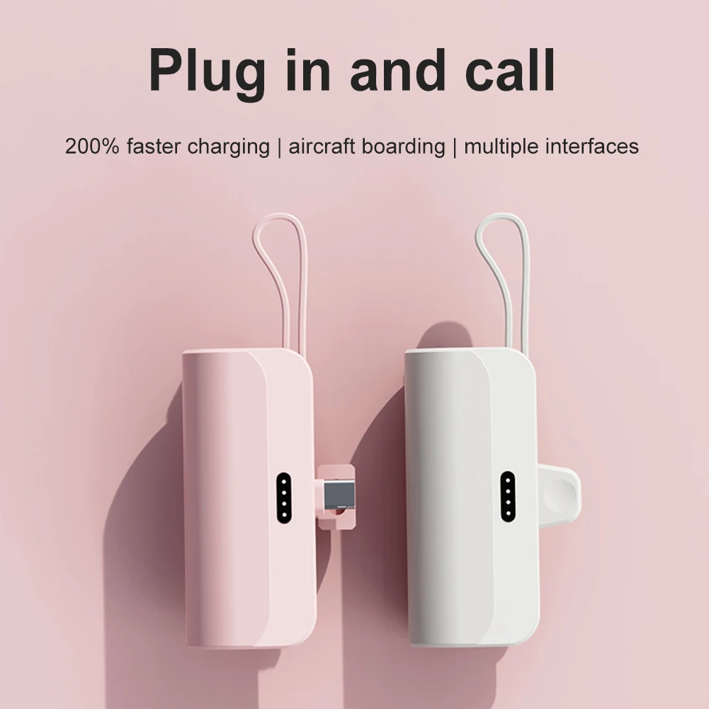 Mini 5000mAh Pocket Power Bank