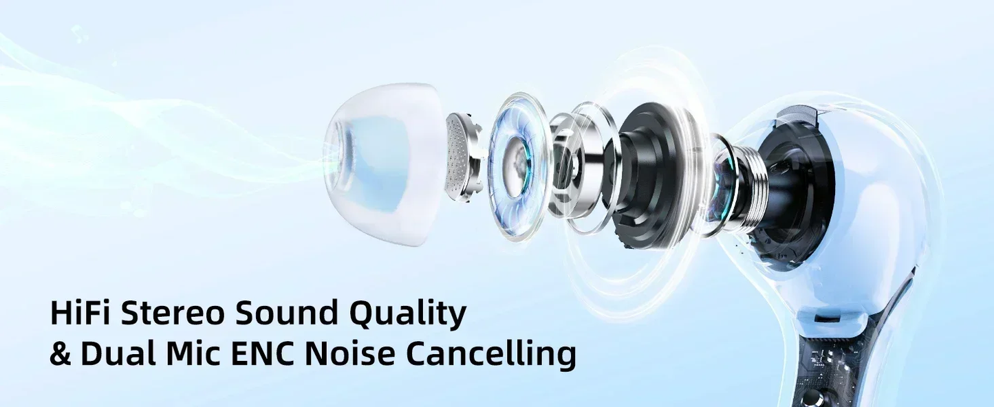 Crystal Series Wireless Earphone Bluetooth
