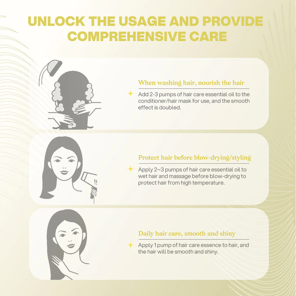 Bremod Premium Hair Serum 10-in-1 Hydrate Smooth Frizz Shiny Moisturizing Care Treatment