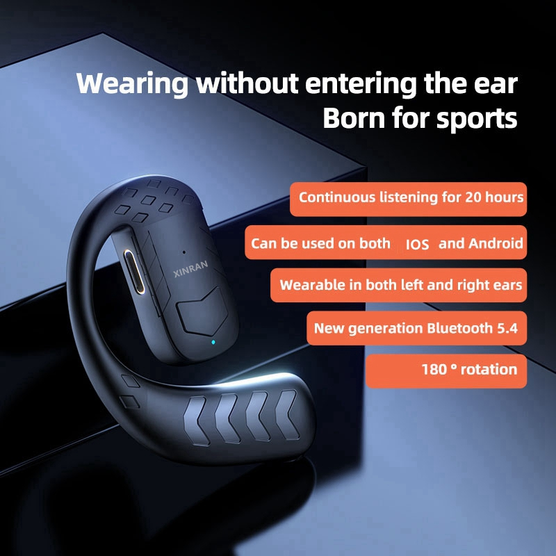 Earphone Bluetooth Wireless Big Capacity Battery with 20H Playback Time