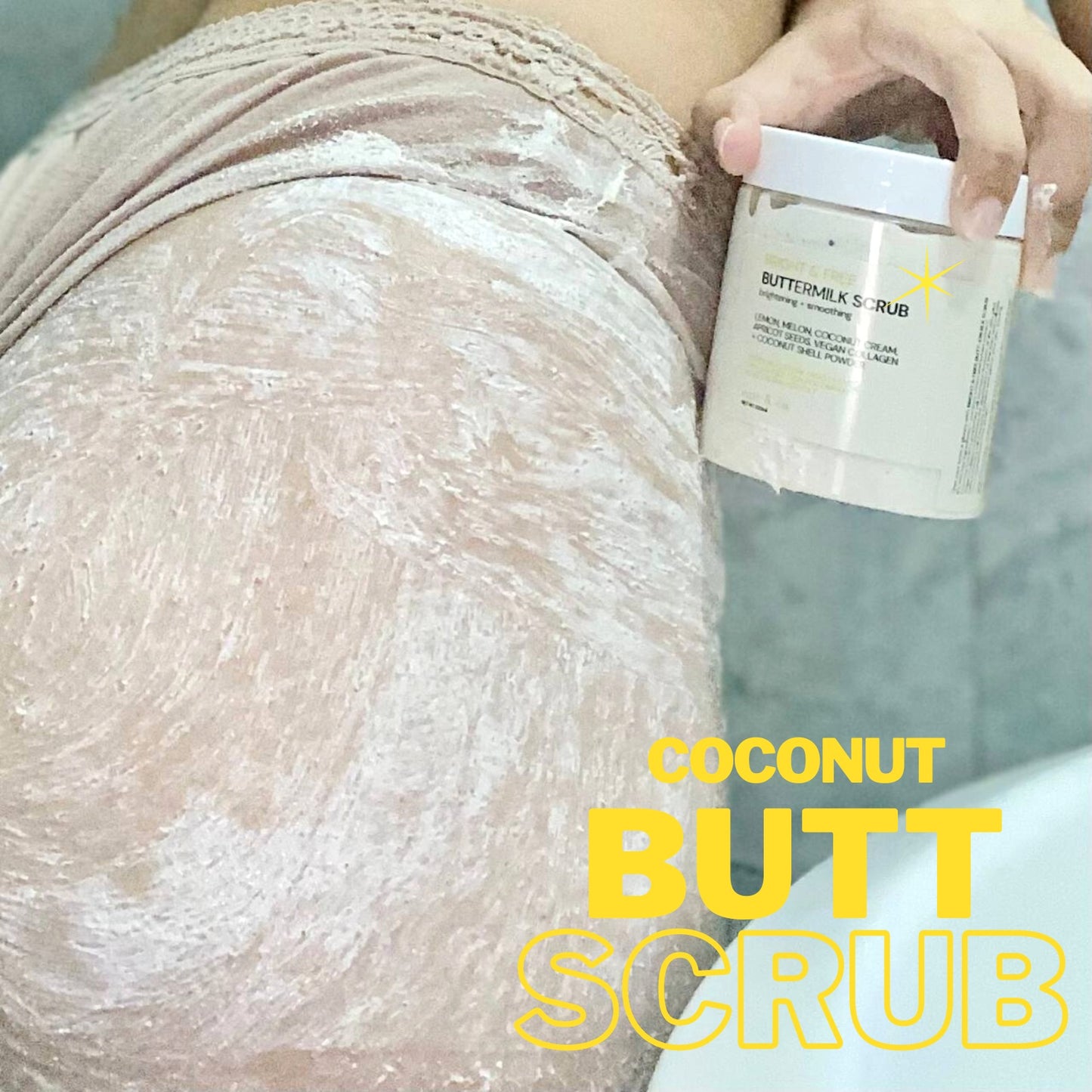 CATT & CO. BRIGHT & FREE BUTT-ERMILK SCRUB