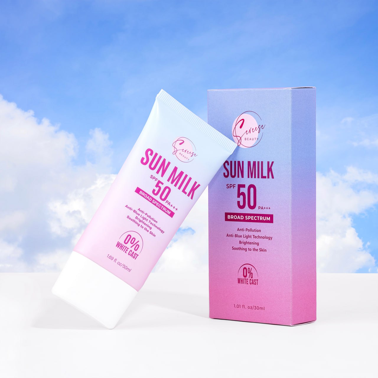 SEREESE BEAUTY SUN MILK SPF 50