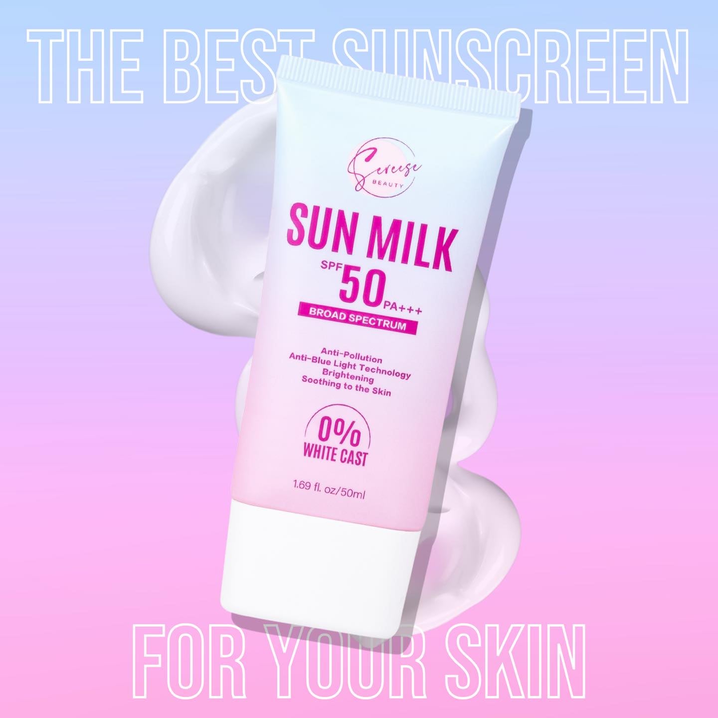SEREESE BEAUTY SUN MILK SPF 50