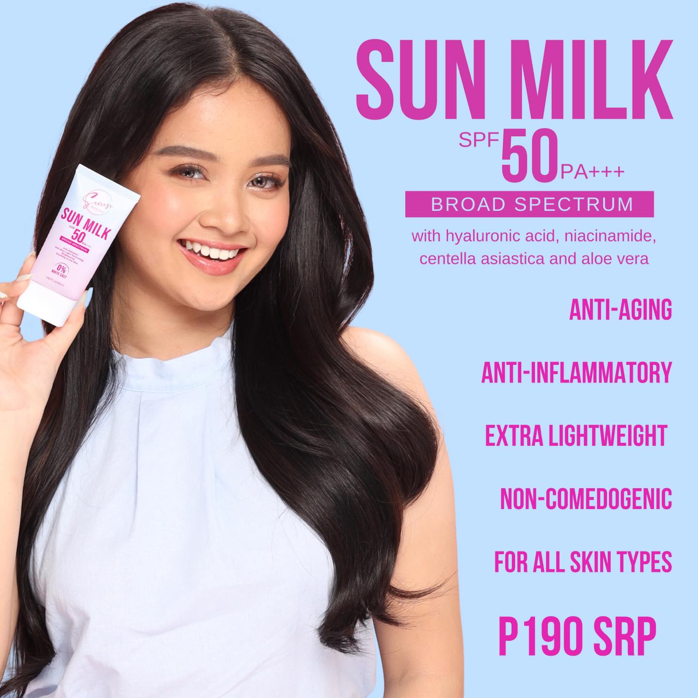 SEREESE BEAUTY SUN MILK SPF 50