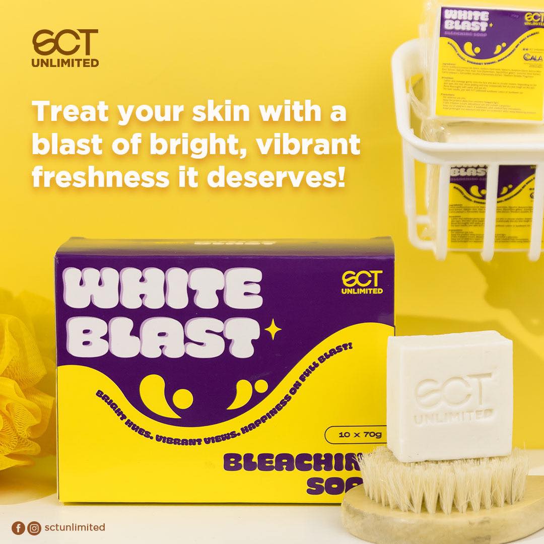SCT UNLIMITED WHITE BLAST BLEACHING SOAP BAR 70G | SCTU WHITE BLAST