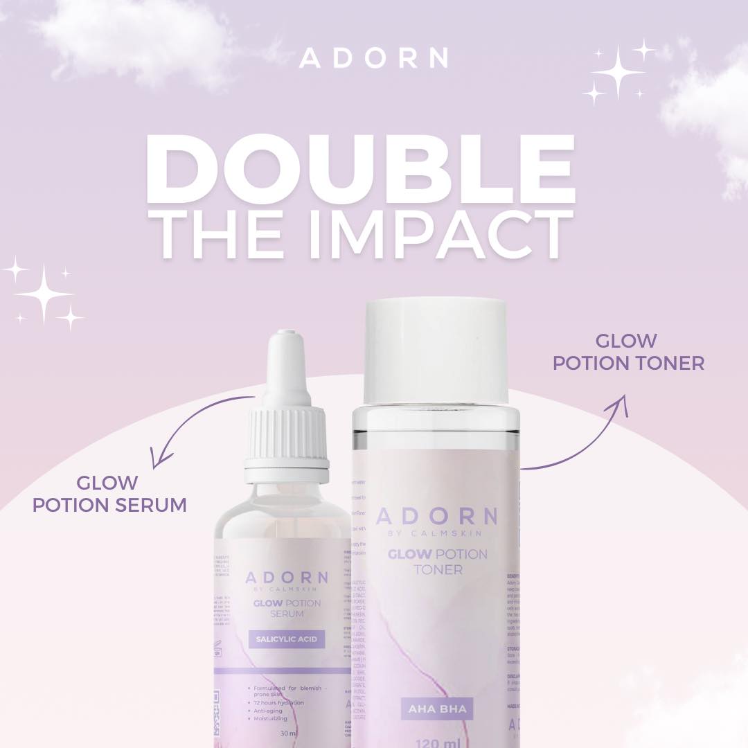 ADORN GLOW POTION TONER | GLOW POTION SERUM BY CALMSKIN
