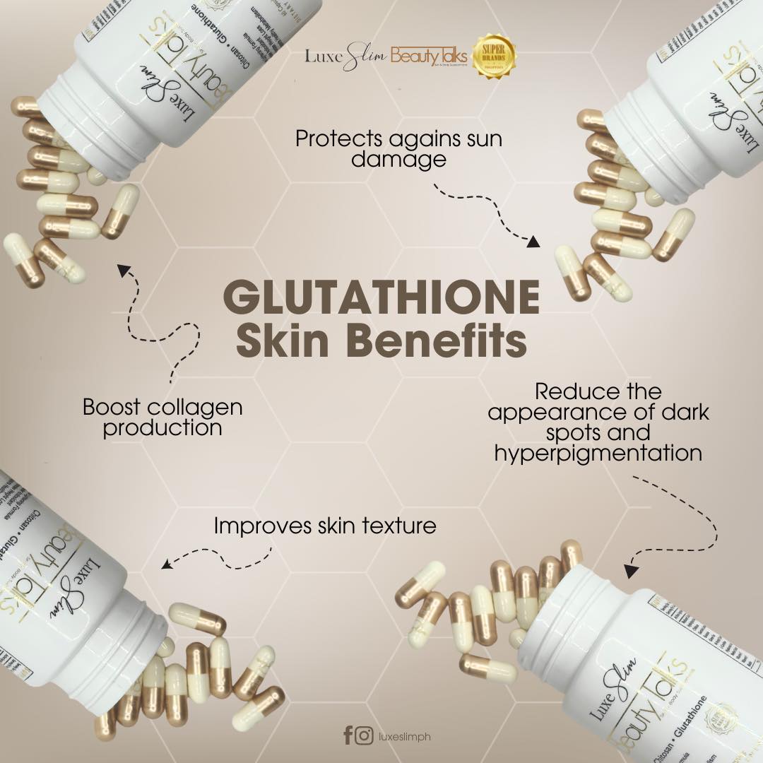 LUXE SLIM BEAUTY TALKS GLUTATHIONE CAPSULES