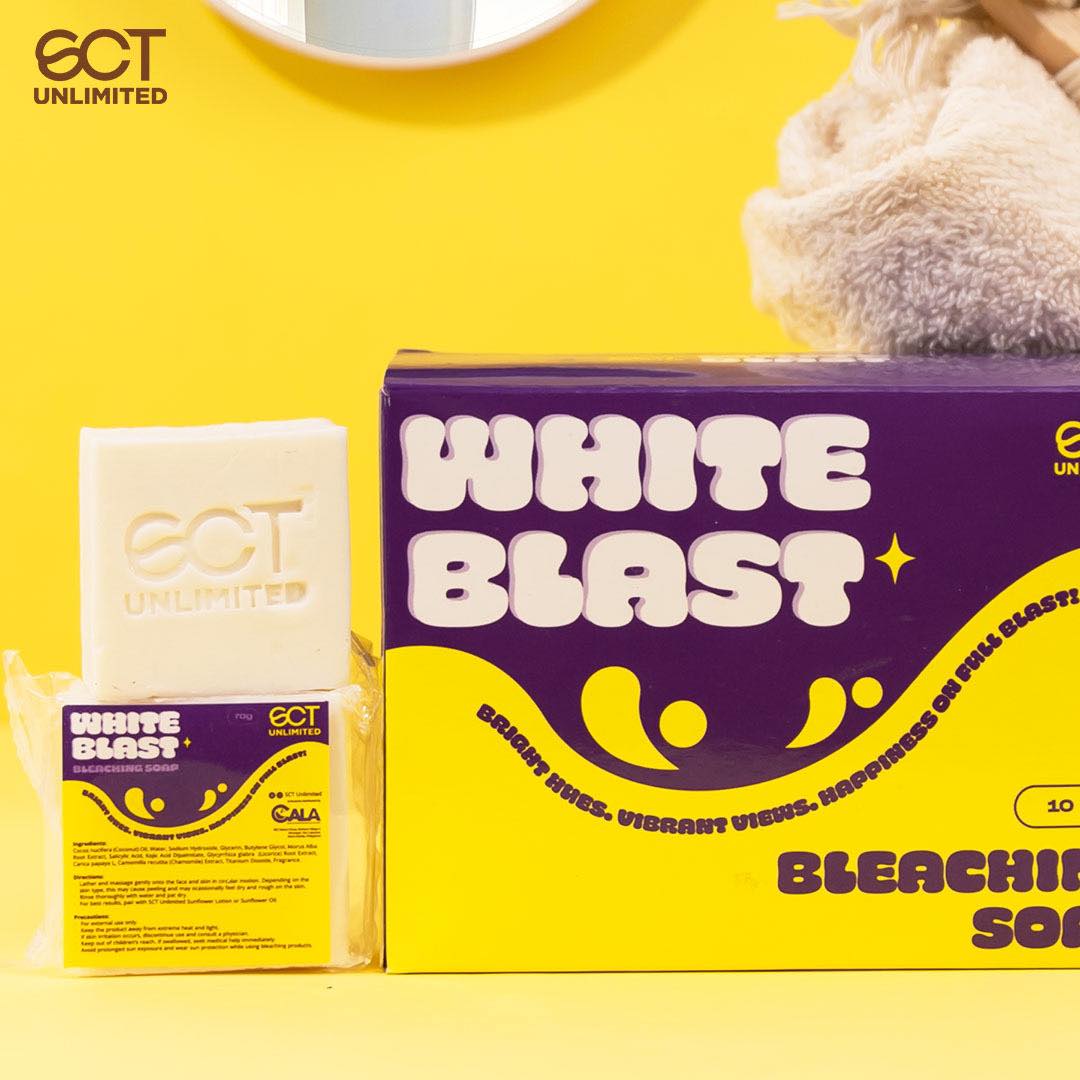 SCT UNLIMITED WHITE BLAST BLEACHING SOAP BAR 70G | SCTU WHITE BLAST
