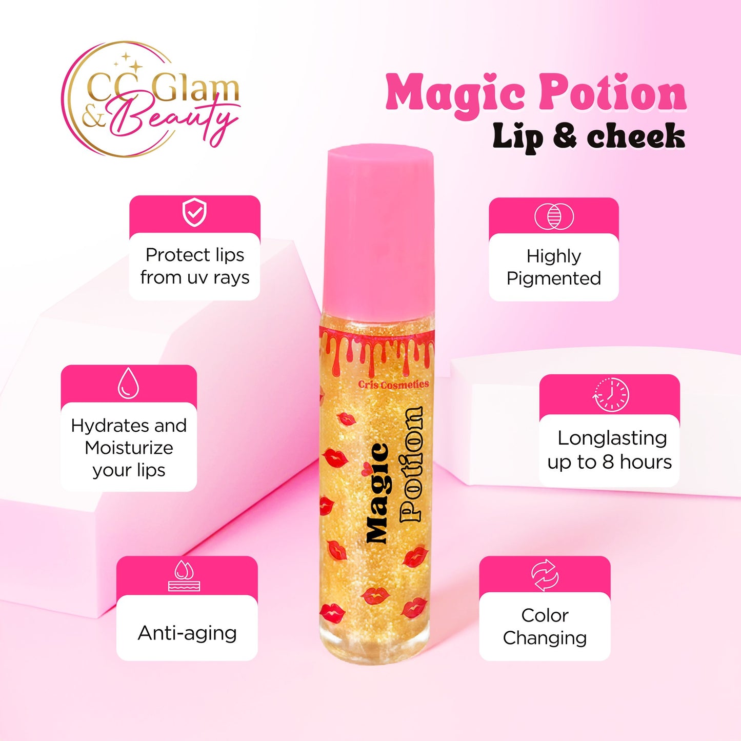 MAGIC POTION LONG LASTING SERUM ROLL ON BY CRIS COSMETICS
