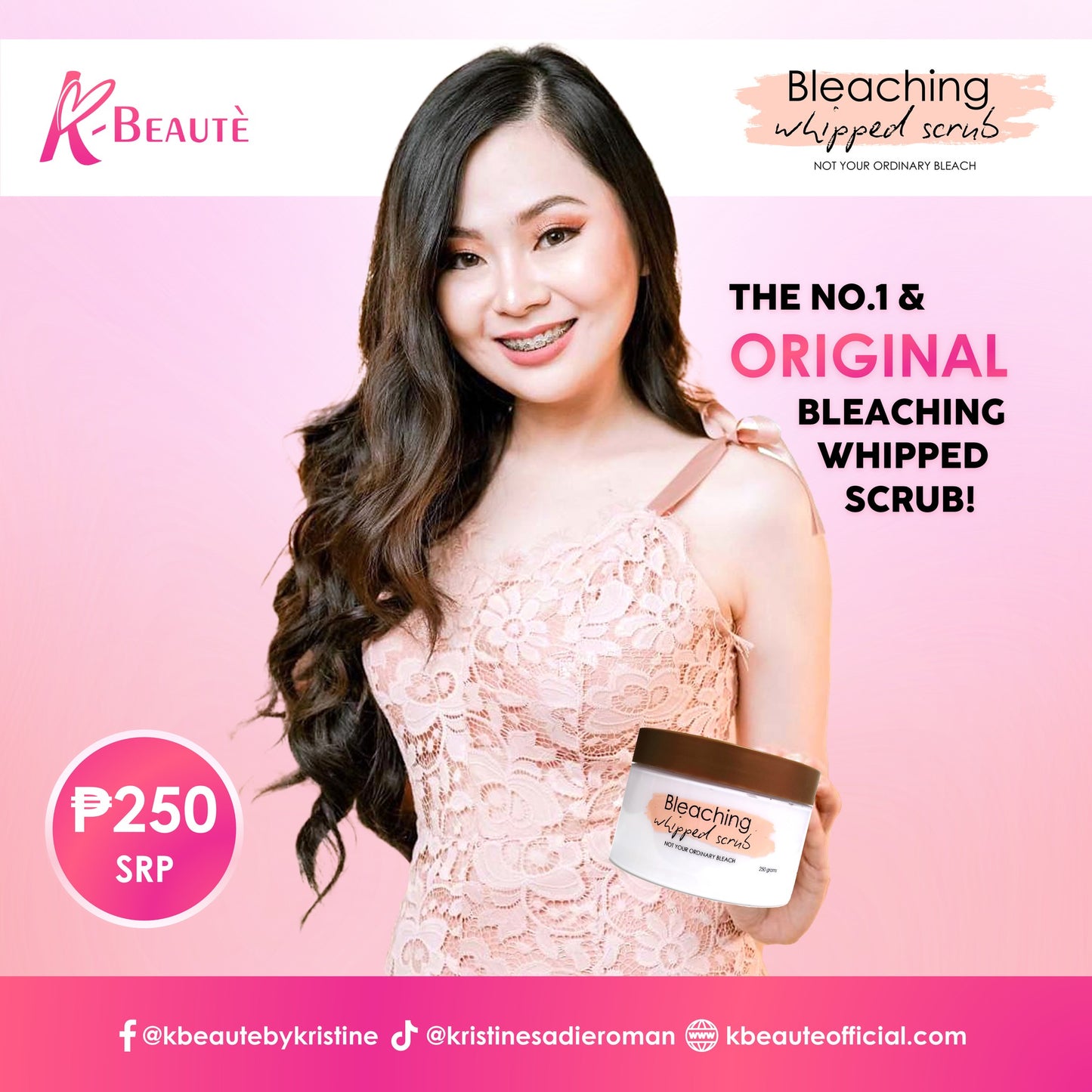 K-BEAUTE BLEACHING WHIPPED SCRUB