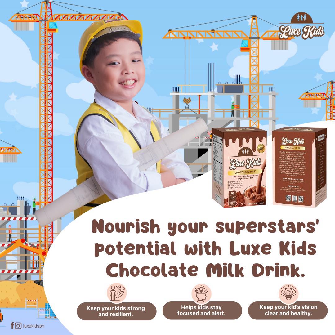LUXE KIDS CHOCOLATE MILK DRINK