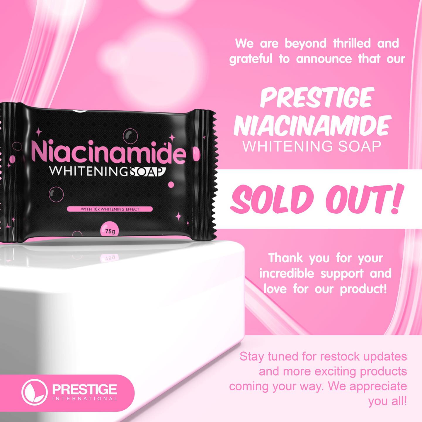 Trending Now! Prestige Niacinamide Soap
