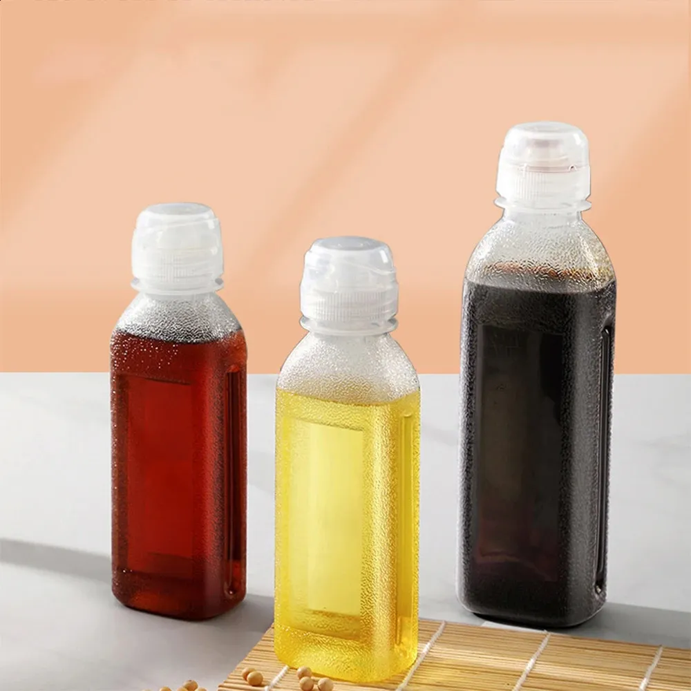 No Spill Oil Bottle Kitchen Squeeze Oil Bottles Leakproof Condiment Bottles