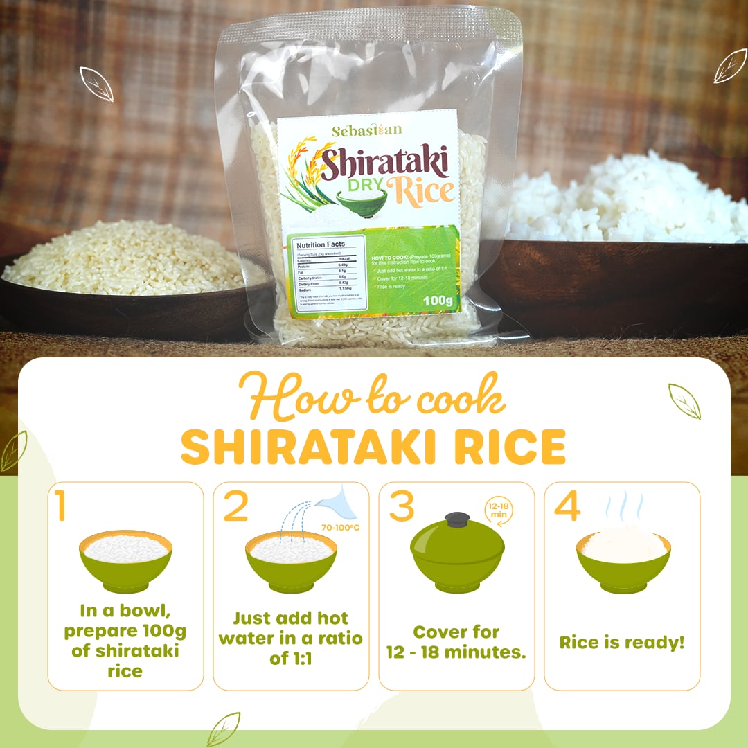 Authentic Shirataki Rice