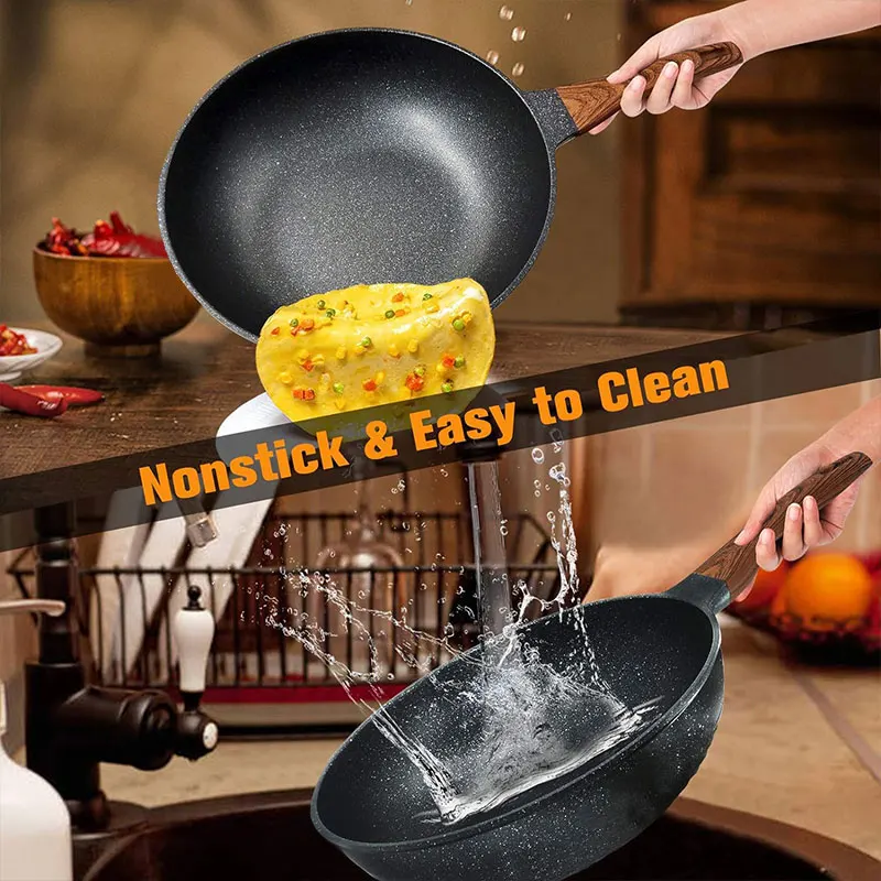 TRENDING! NON STICK PAN Maifan Stone Coating