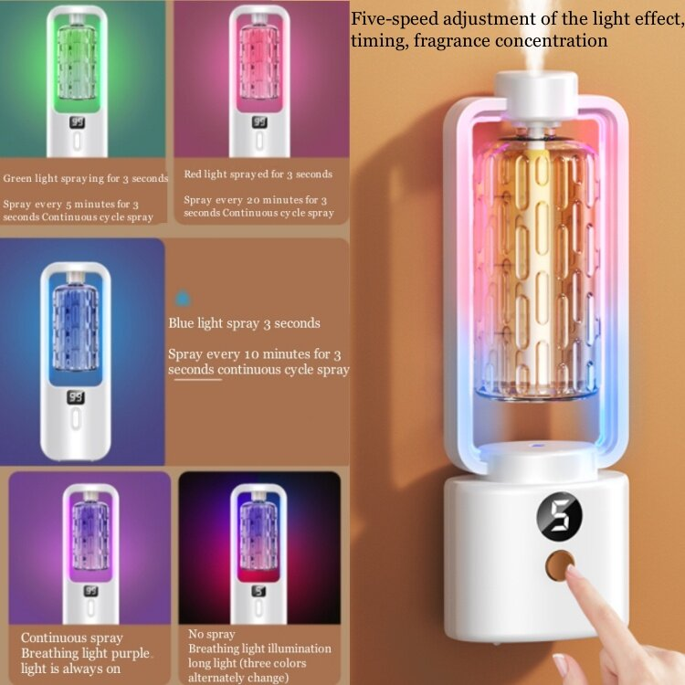 5gear Aroma Diffuser Machine Timing Air Freshener Colorful Light