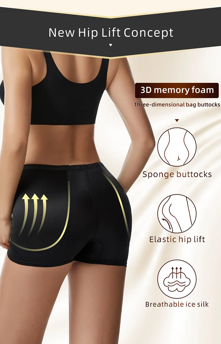 Hip Pads Lifter Hip Enhancer Body Shaper Seamless Underwear Control Panties
