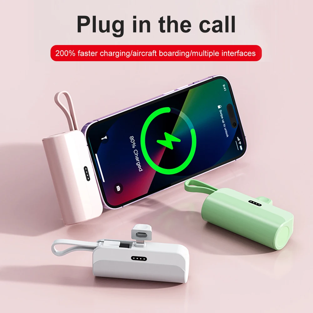 Mini 5000mAh Pocket Power Bank