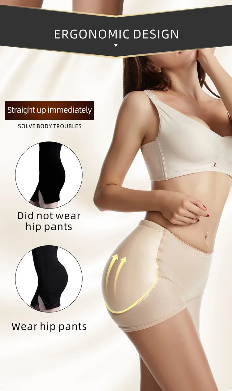 Hip Pads Lifter Hip Enhancer Body Shaper Seamless Underwear Control Panties