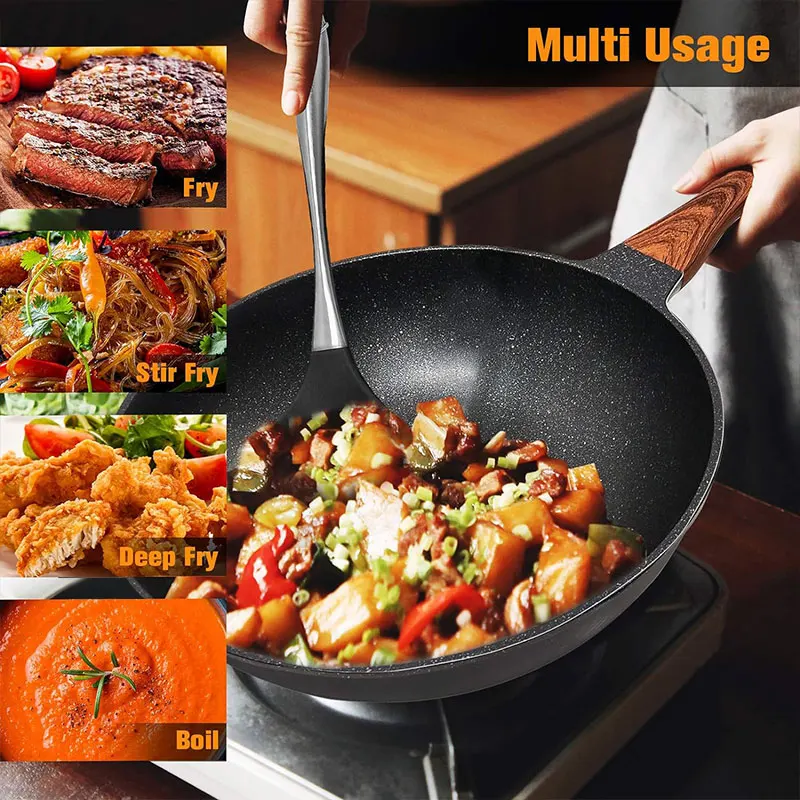 TRENDING! NON STICK PAN Maifan Stone Coating