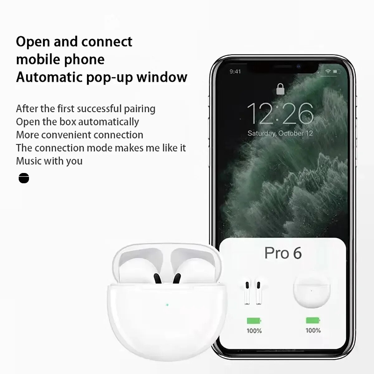 Air Pro Wireless Bluetooth Earphones Wtih Free Cartoon Case