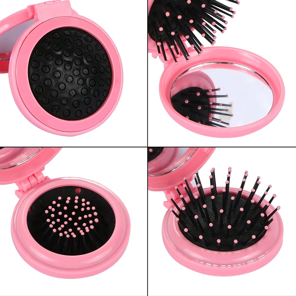 Korean Cute Hairbrush Comb with Mirror