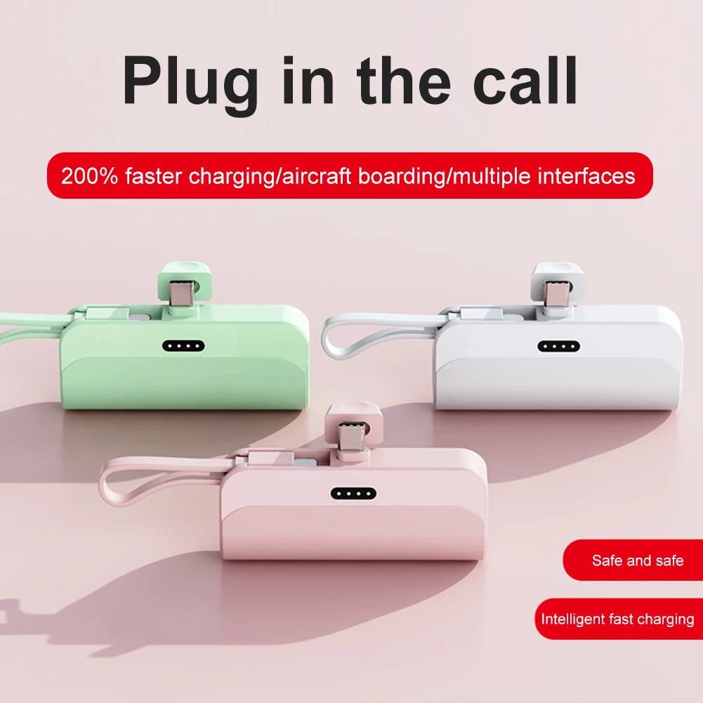 Mini 5000mAh Pocket Power Bank