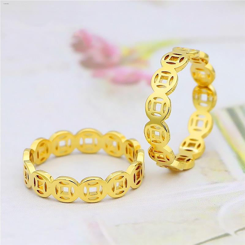 LUCKY CHARM MONEY CATCHER STAINLESS CHARM RING