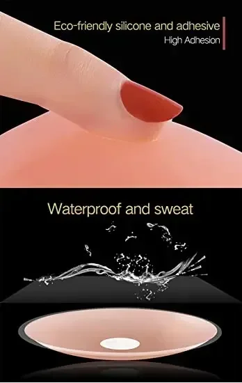 12pcs Reusable Silicone Nipple Cover for Women