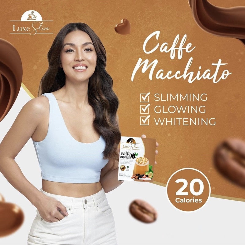 Luxe Slim Coffee /Beauty Juice by Anna Magkawas , Macchiato , Turmerico, Cucumber, Four Season