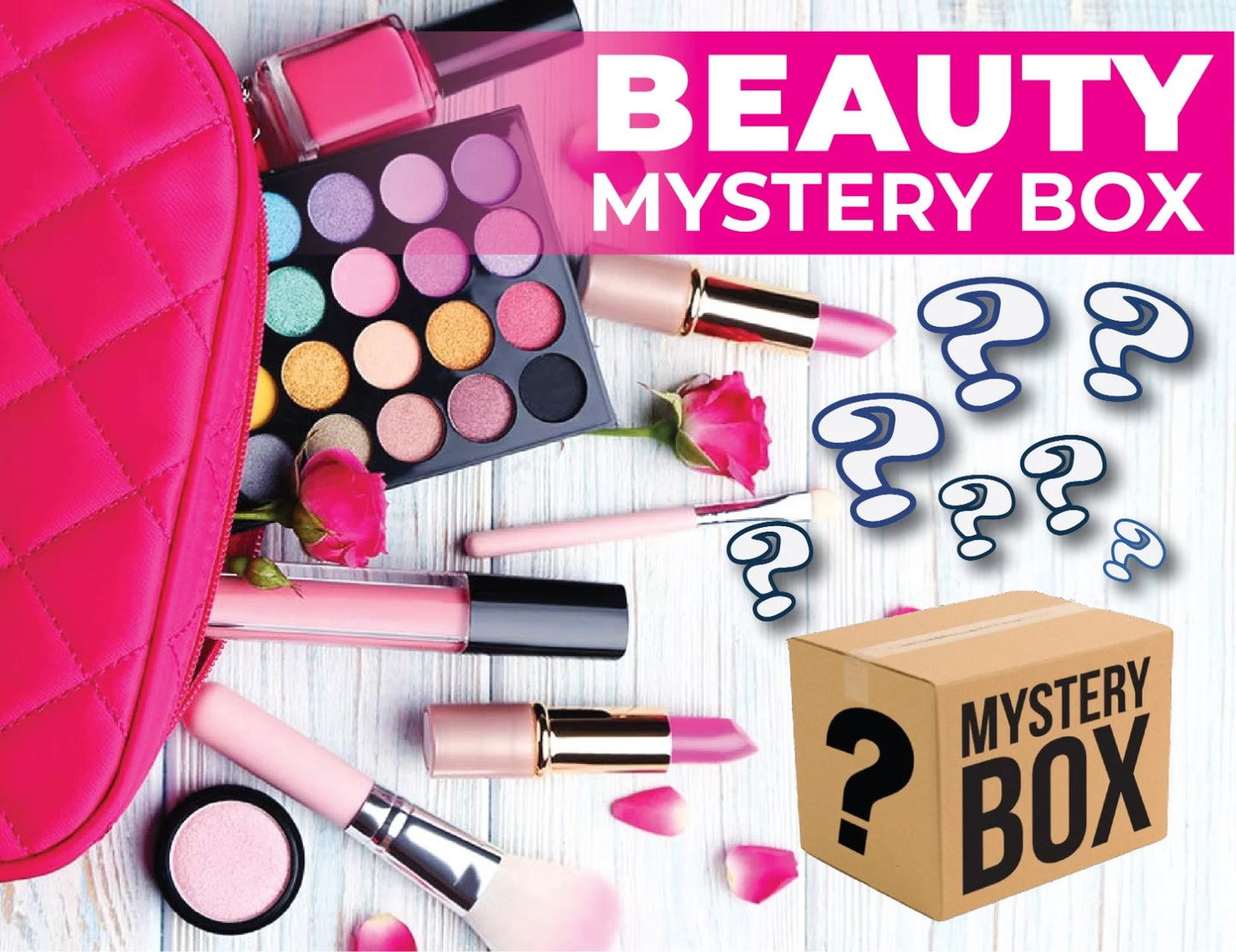 MYSTERY BEAUTY BUNDLE BOX - SKINCARE / COSMETIC PRODUCTS