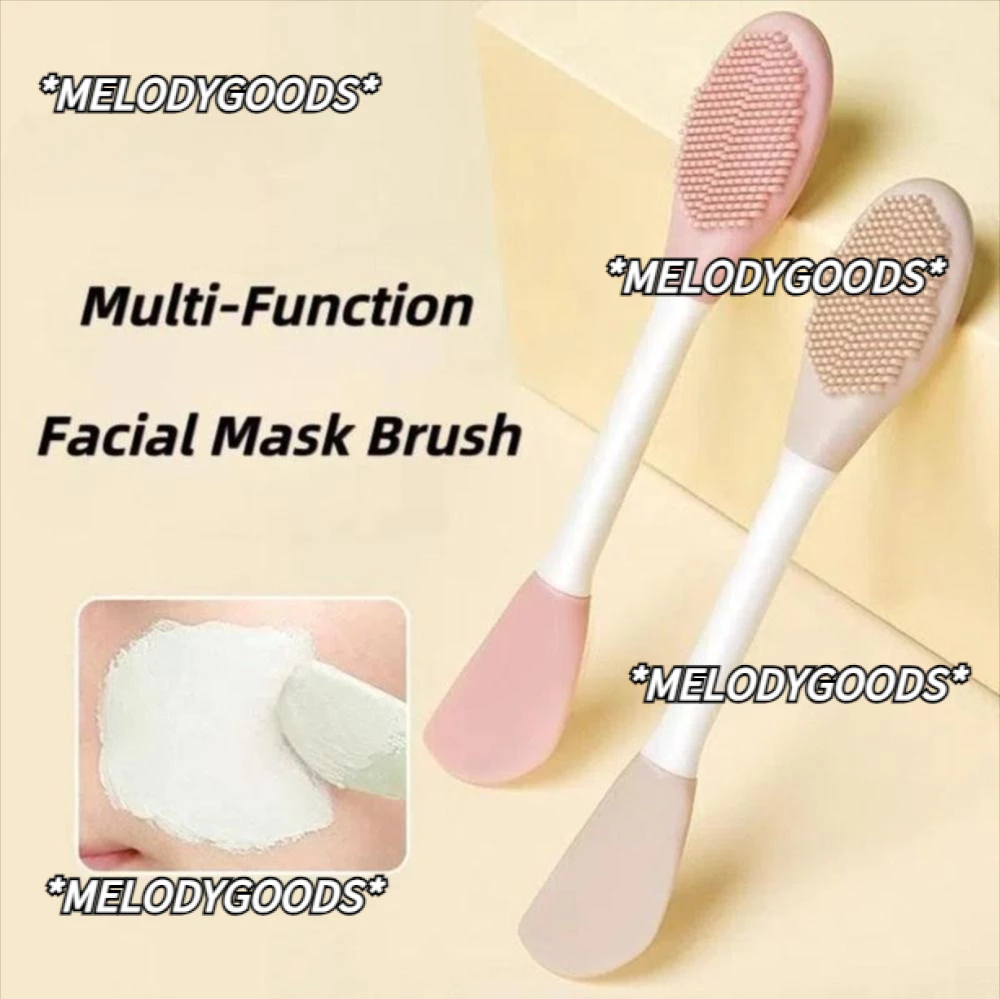 Facial Brushes Exfoliating Double Head Facial Clean Brush Silicone Skin Care Tools