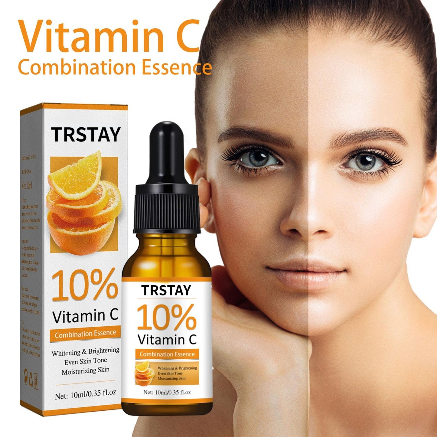 Vitamin C Serum for Face Whitening Facial Serum Hyaluronic Acid Dark Spot Remover Korean Skin Care Products Skincare