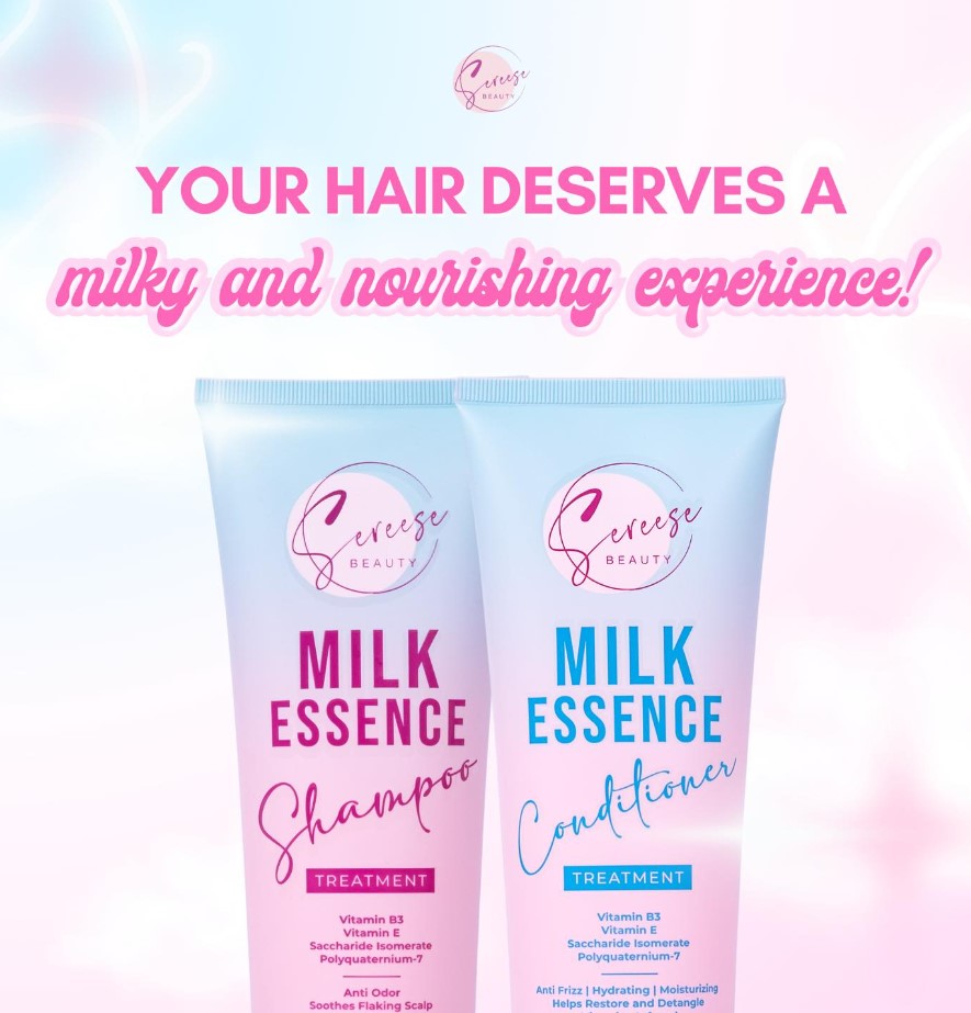 SEREESE MILK ESSENCE HAIR SHAMPOO AND CONDITIONER