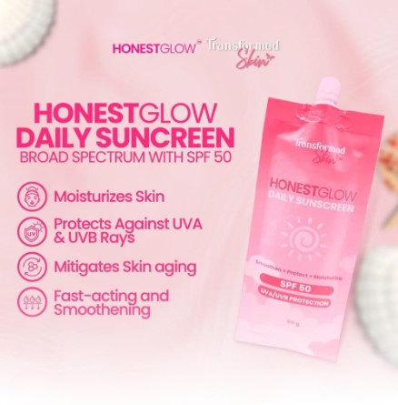 HONEST GLOW DAILY SUNSCREEN WITH SPF50