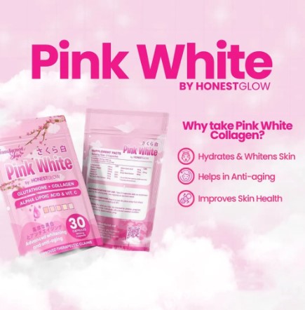 HONEST GLOW PINK WHITE CAPSULE