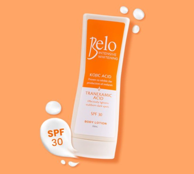 BELO INTENSIVE WHITENING BODY LOTION 200ML + FREE 100ML BUY 1 TAKE 1