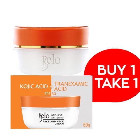 BUY 1 TAKE 1 BELO INTENSIVE WHITENING FACE AND NECK CREAM WITH SPF 30 50G
