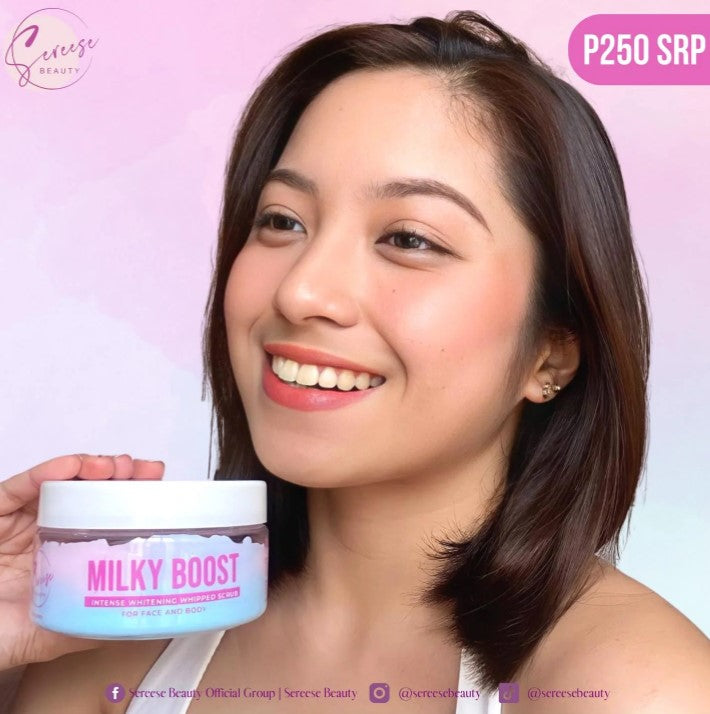 SEREESE BEAUTY MILKY BOOST INTENSE WHITENING WHIPPED SCRUB 250G