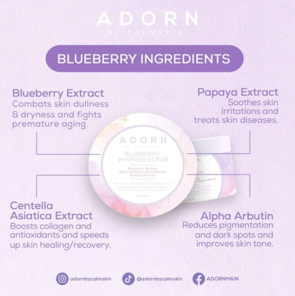 ADORN BLUEBERRY WHIPPED SCRUB 250ML
