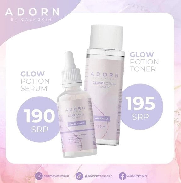 ADORN GLOW POTION TONER | GLOW POTION SERUM BY CALMSKIN