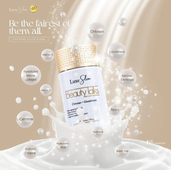 LUXE SLIM BEAUTY TALKS GLUTATHIONE CAPSULES