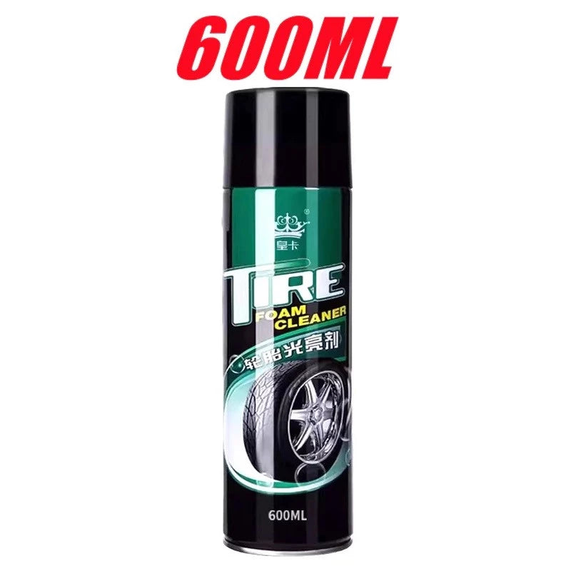 Tire Foam Cleaner Car Tire Black Retreading Maintenance Motor Tire Spray Foam Cleaner Polish
