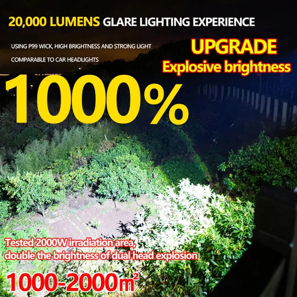 Solar Light outdoor waterproof IP68 80000W Solar flood light Indoor Light Street light With Remote