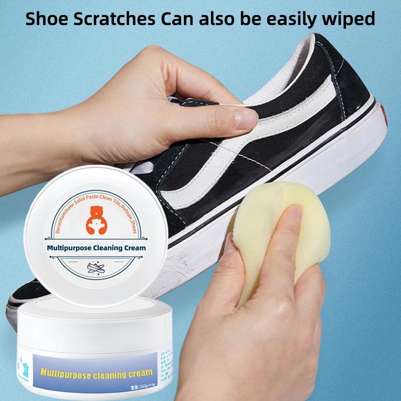 Multi-Purpose Shoe Cleaning Cream Water-Free Clean Quick Clean Wipe Powerful Decontamination