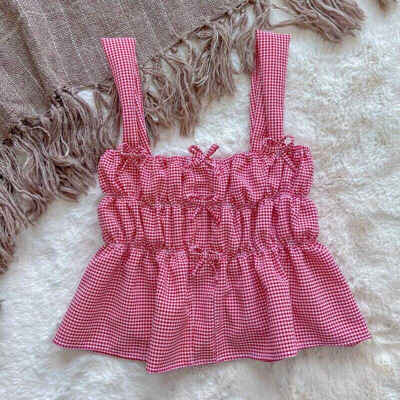 Penelope Coquette Ribbon Top L Meraki Manila Fabric Fit