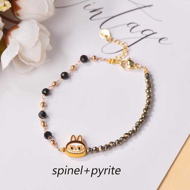 3Mm Genuine Natural Pyrite DIY Women's Bracelet New Style Grand And Beautiful Cbb-444