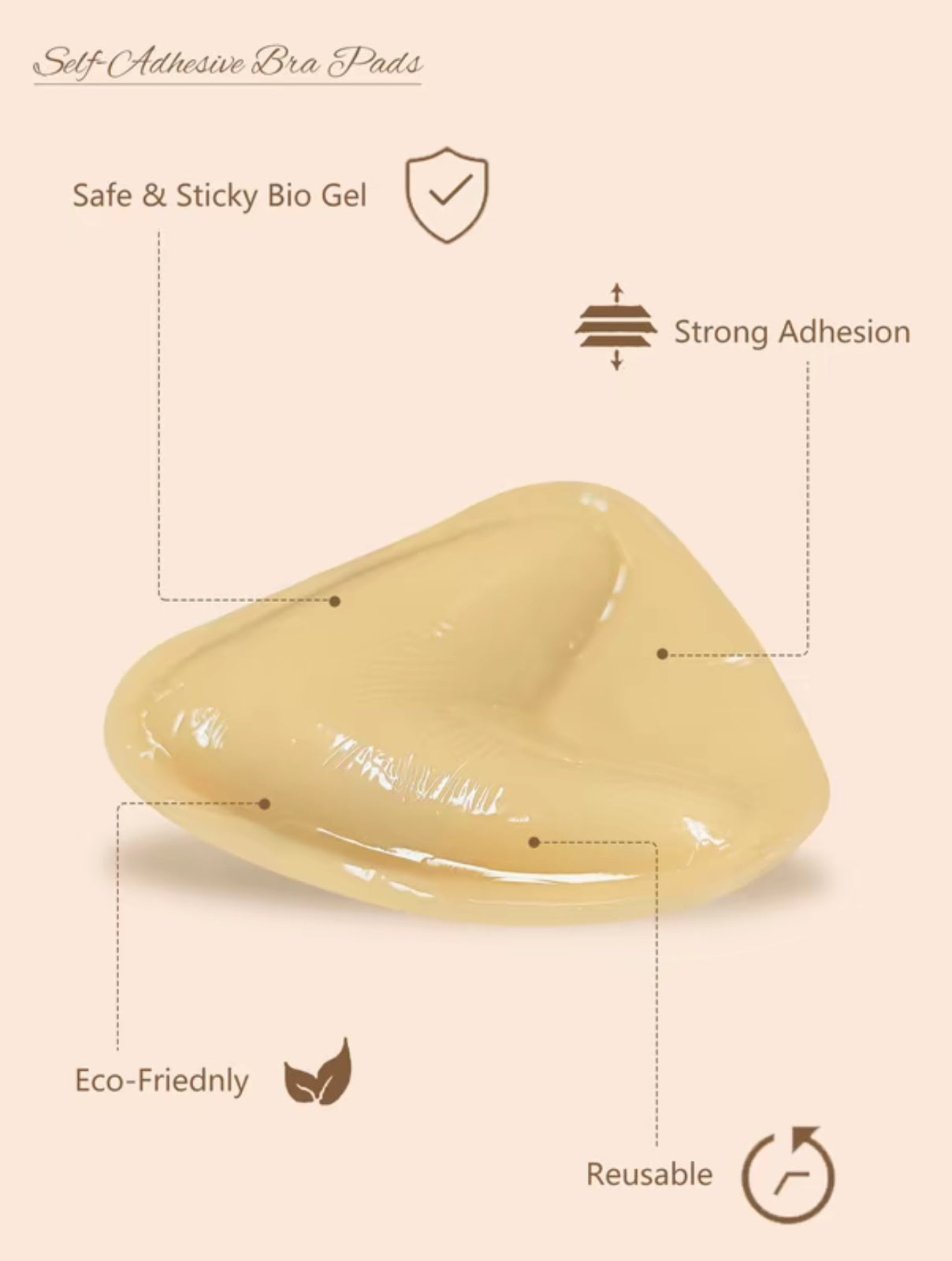 Instant Volume Sticky Bra Inserts To Enhance Shape