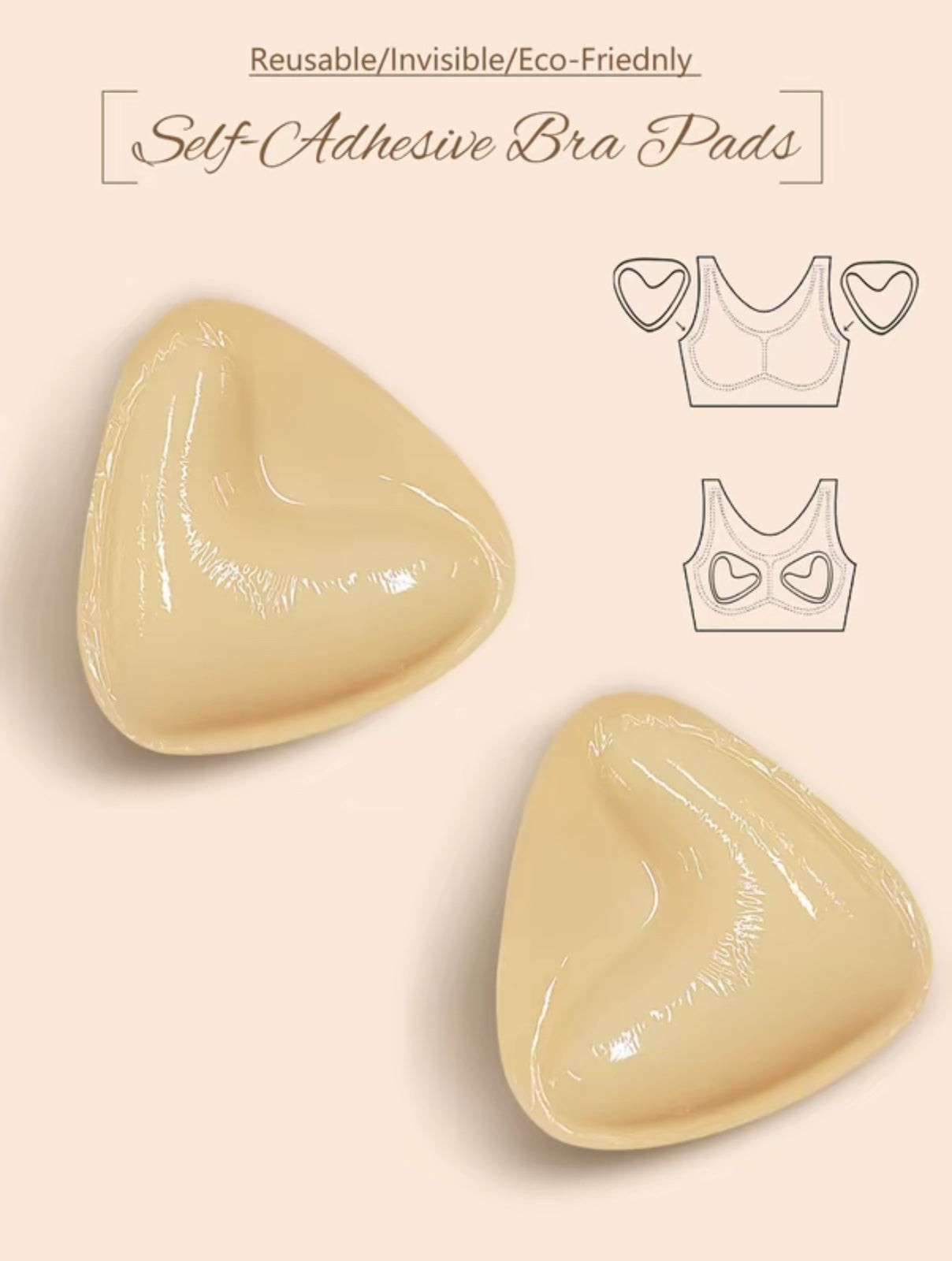 Instant Volume Sticky Bra Inserts To Enhance Shape